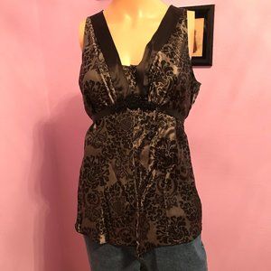 Black and silver grey. V-neck tops